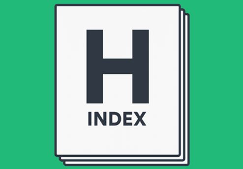 H- index Medicinal chemistry department